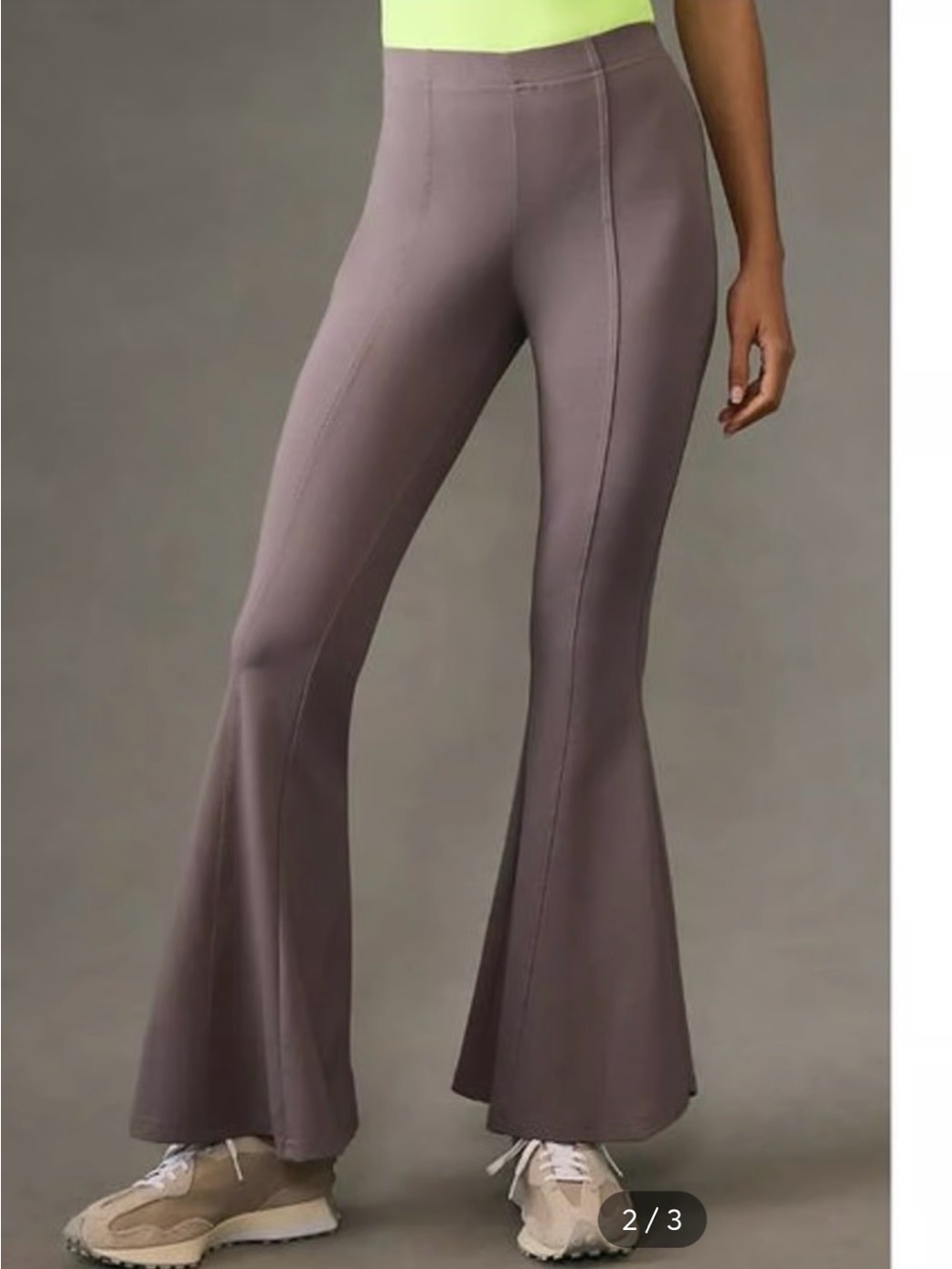 Daily Practice By Anthropologie Rubin Seamed Flare Pants